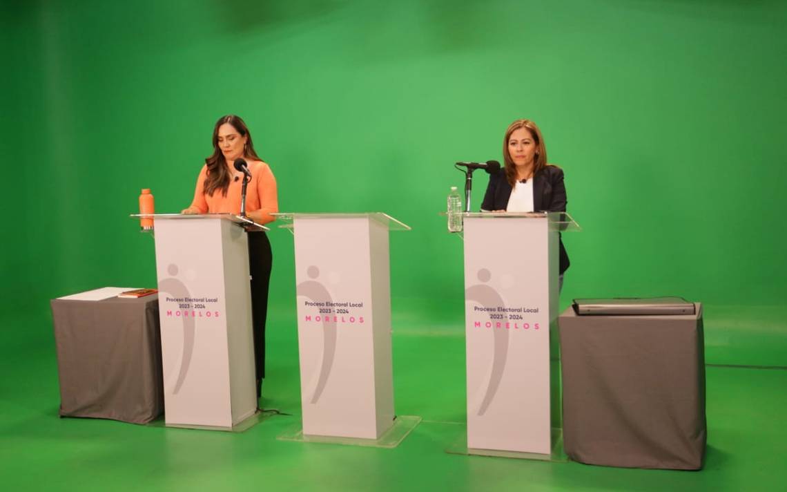 Resalta la ausencia de Margarita González en el segundo debate en Morelos – el Sol de México