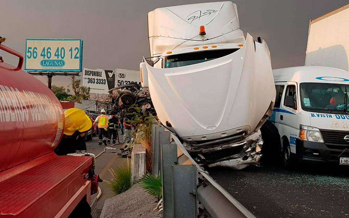 Accidente en la autopista Cuernavaca-Acapulco